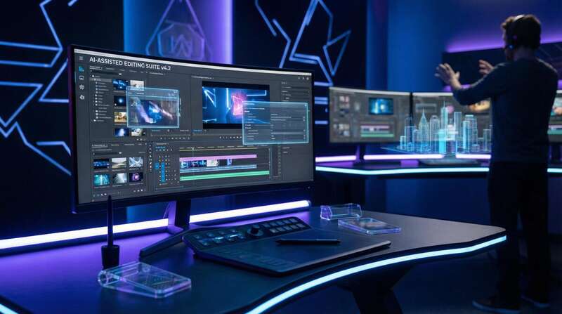 黄色仓库 AI剪辑视频教程