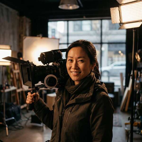 黄色仓库视频摄影师